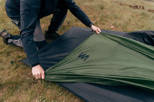How to Pitch a Trekking Pole Tent Well in Rough Conditions